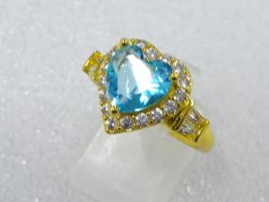 色石　指輪(16号)